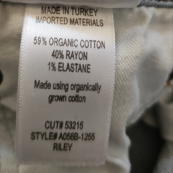 Agolde Womens Medium Wash Riley High Rise Straight Crop in Hassle Jean 30 - Picture 12 of 14